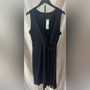 Chic Navy Sleeveless Dress